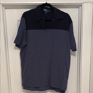 Polo Men's Navy Striped Shirt